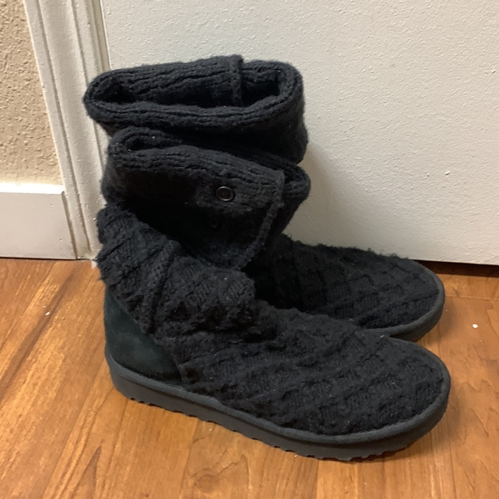 UGG Lattice Cardy Knit Boots